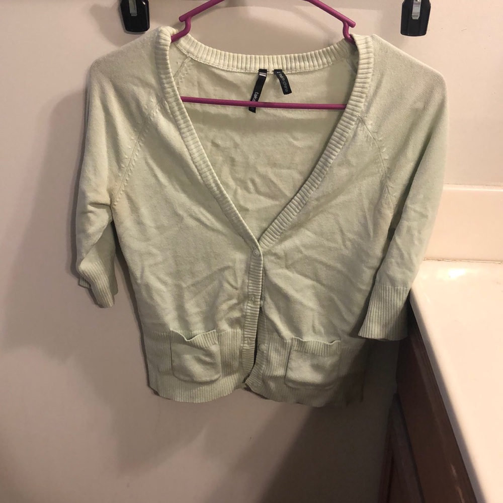 Green women’s cardigan